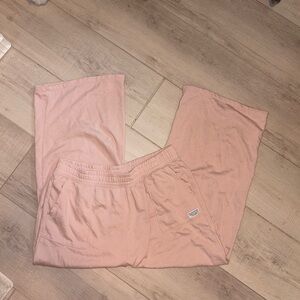 Pink H&M wide leg sweatpants